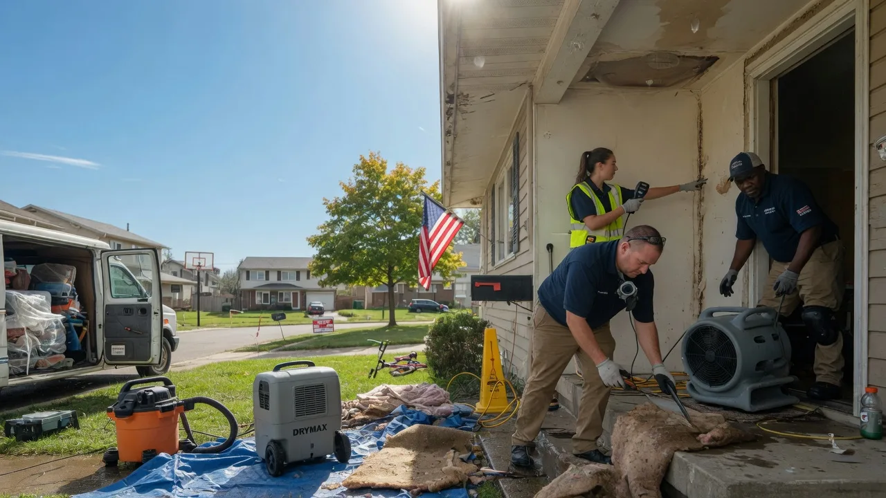 Water Damage Restoration in Chatham, IL near me